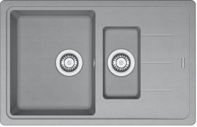 Кухонна мийка Franke Basis BFG 651-78 (114.0565.111) гранітна - врізна - оборотна - колір Сірий камінь 114.0565.111 фото
