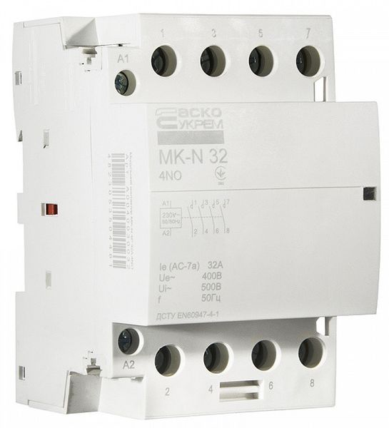 Модульний контактор MK-N 4P 32A 4NO 220V, A0040030032 A0040030032 фото