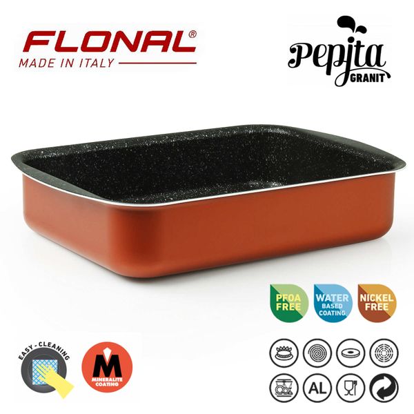 Форма для випічки Flonal Pepita Granit 35х25 см (PGFLS3550) DAS301973 фото