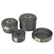 Набор посуды Bo-Camp Explorer 4 Pieces Hard Anodized Grey/Green (2200244) DAS301407 фото 2