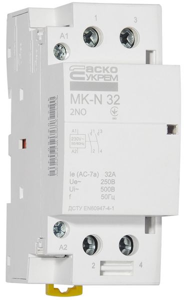 Модульний контактор MK-N 2P 32A 2NO 220V, A0040030031 A0040030031 фото