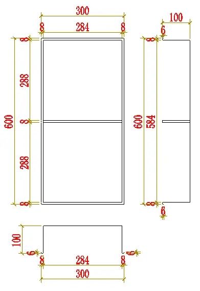 Полка для душа встроенная 60 см черная нержавеющая Nett YB-60 210 фото