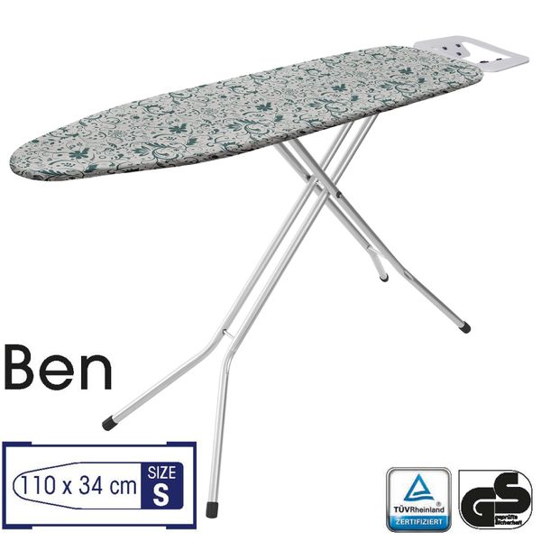 Доска для глажки Casa Si Ben 110x30 Silver/White Plants (CS98090G323) DAS302442 фото