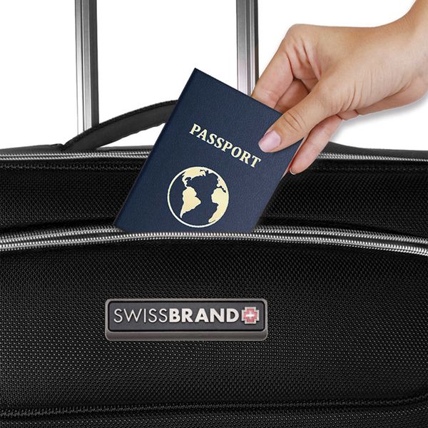 Чемодан Swissbrand Austria (S) Black (SWB_LEAUS001S) DAS301853 фото