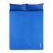 Килимок самонадувний двомісний з подушкою Naturehike NH18Q010-D, 25 мм, синій 6927595784457 фото 1