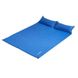 Килимок самонадувний двомісний з подушкою Naturehike NH18Q010-D, 25 мм, синій 6927595784457 фото 2