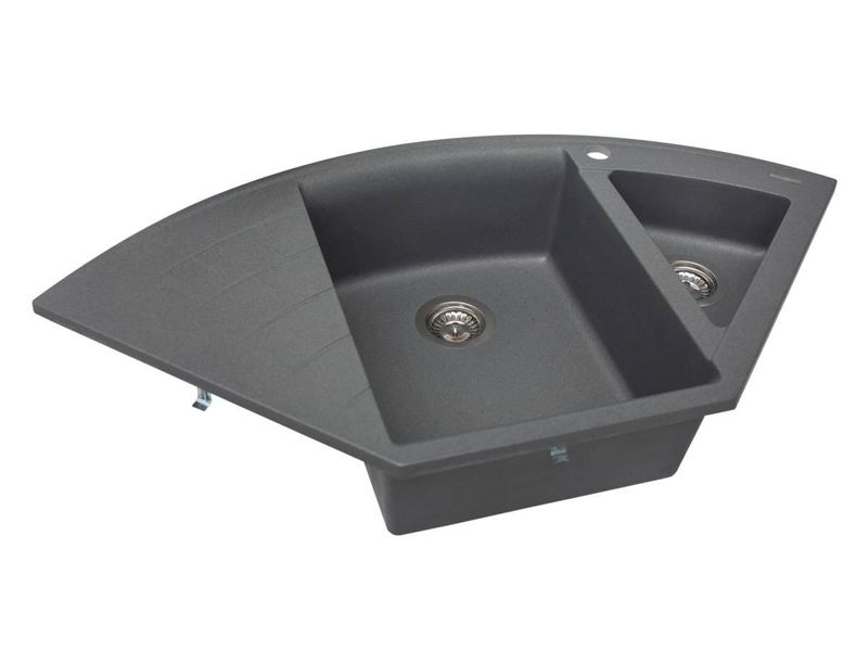 Кухонна мийка Miraggio EUROPE gray (0000014) Штучний камінь - Врізна - Сірий 0000014 фото