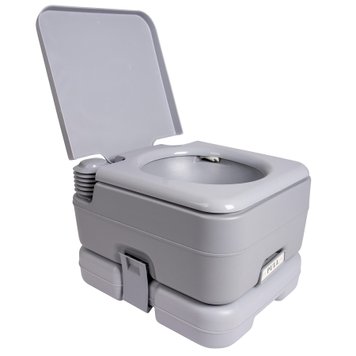 Биотуалет Bo-Camp Portable Toilet Flush 10 Liters Grey (5502825) DAS301637 фото