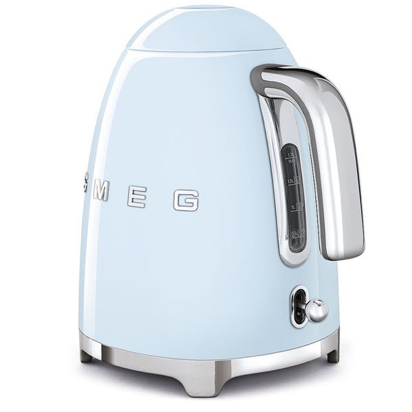 Чайник электрический Smeg (KLF03PBEU) Retro Style 50's - 1,7л - светло-голубой KLF03PBEU фото