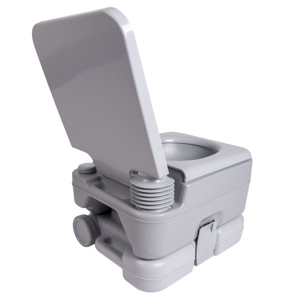 Біотуалет Bo-Camp Portable Toilet Flush 10 Liters Grey (5502825) DAS301637 фото