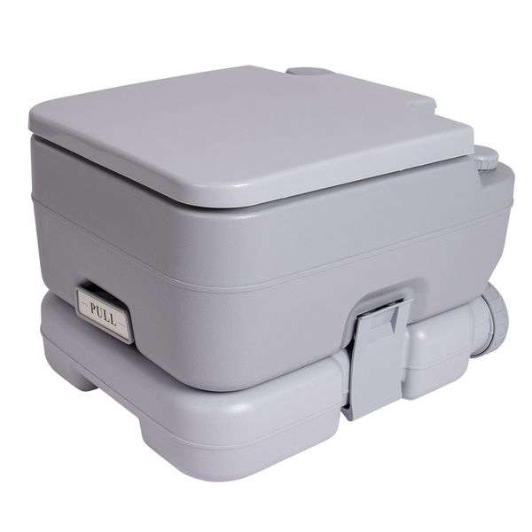 Біотуалет Bo-Camp Portable Toilet Flush 10 Liters Grey (5502825) DAS301637 фото