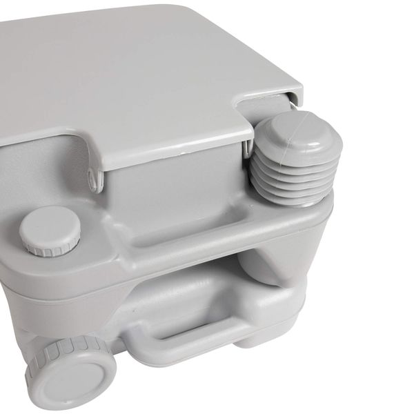 Біотуалет Bo-Camp Portable Toilet Flush 10 Liters Grey (5502825) DAS301637 фото