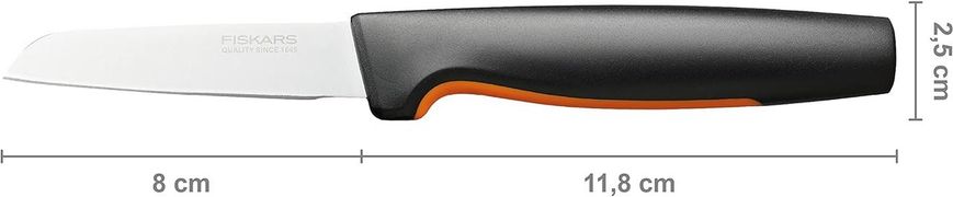 Нож для корнеплодов с прямым лезвием Fiskars Functional Form 8 см (1057544) 1057544 фото