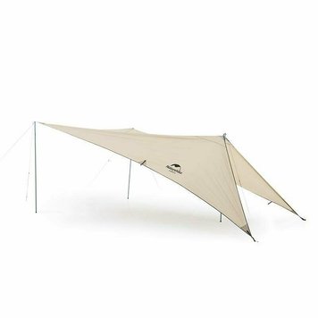 Тент для кемпінгу Naturehike Car Rear Canopy NH21TM001, 590*340 см, золотий (з трьома стійками) 6927595777831 фото