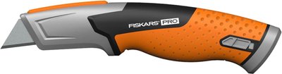 Ніж з висувним лезом Fiskars CarbonMax Safety Utility Knife (1062938) 1062938 фото