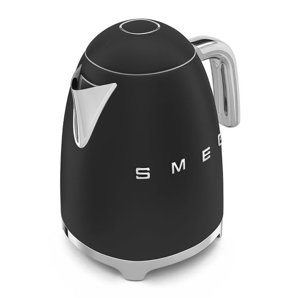 Чайник електричний Smeg (KLF03BLMEU) Retro Style 50's - 1,7л - чорний матовий KLF03BLMEU фото