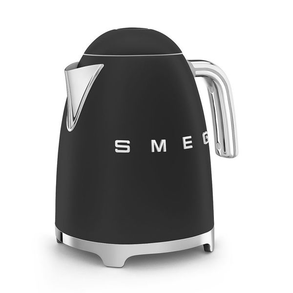 Чайник електричний Smeg (KLF03BLMEU) Retro Style 50's - 1,7л - чорний матовий KLF03BLMEU фото