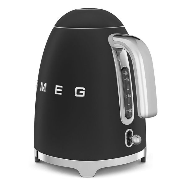 Чайник електричний Smeg (KLF03BLMEU) Retro Style 50's - 1,7л - чорний матовий KLF03BLMEU фото