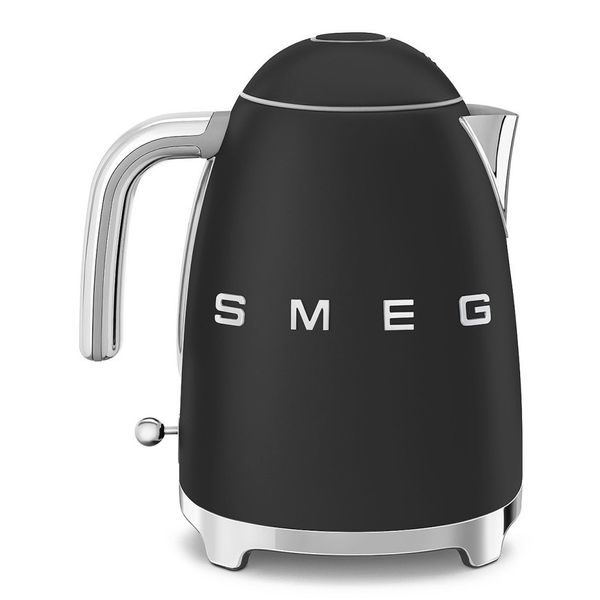 Чайник електричний Smeg (KLF03BLMEU) Retro Style 50's - 1,7л - чорний матовий KLF03BLMEU фото