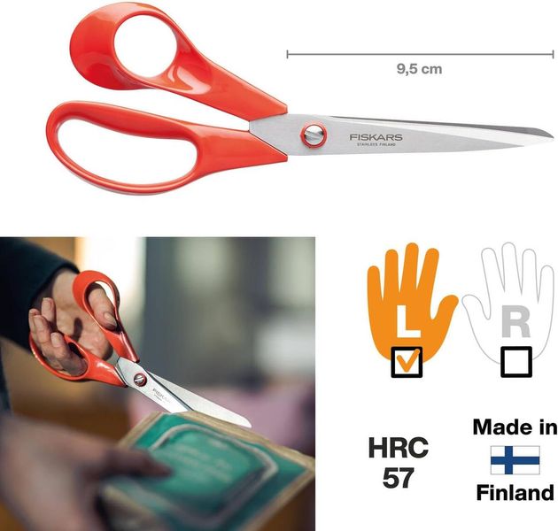 Ножиці універсальні для шульги Fiskars Classic 21 см (1000814) 1000814 фото