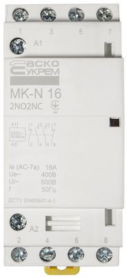 Модульний контактор MK-N 4P 16A 2NO2NC 220V, A0040030028 A0040030028 фото