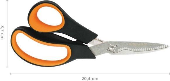Ножиці для трав та овочів із зубчастим лезом Fiskars Solid SP240 (1063327) 1063327 фото