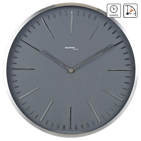 Годинник настінний Technoline WT7215 Grey (WT7215) DAS301215 фото