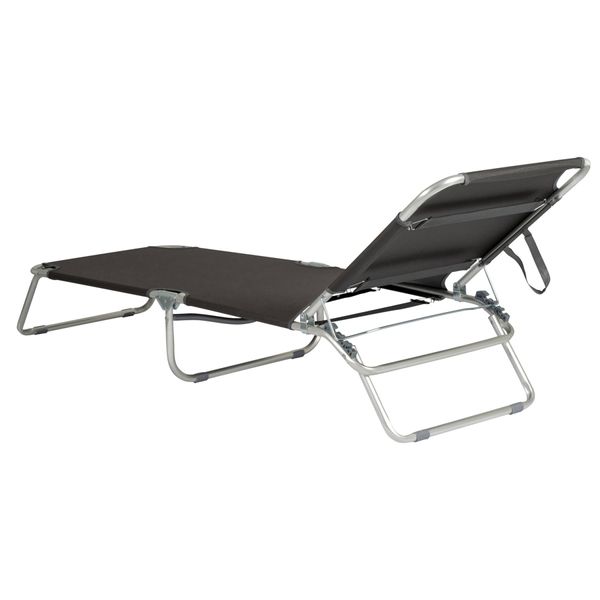 Кровать раскладная Bo-Camp Sun Lounger 3 Positions Anthracite (1304480) DAS301466 фото