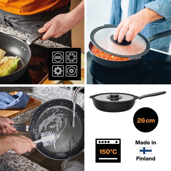 Сотейник Fiskars Functional Form Saute Pan 26 см (1026575) 1026575 фото