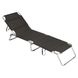 Ліжко розкладне Bo-Camp Sun Lounger 3 Positions Anthracite (1304480) DAS301466 фото 1