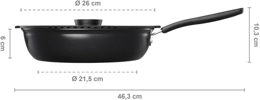 Сотейник Fiskars Functional Form Saute Pan 26 см (1026575) 1026575 фото