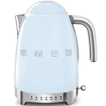 Чайник электрический Smeg (KLF04PBEU) Retro Style 50's - с регулятором температуры - 1,7л - светло-голубой KLF04PBEU фото