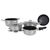 Набір посуду Gimex Cookware Set induction 8 предметів Silver (6977227) DAS302021 фото