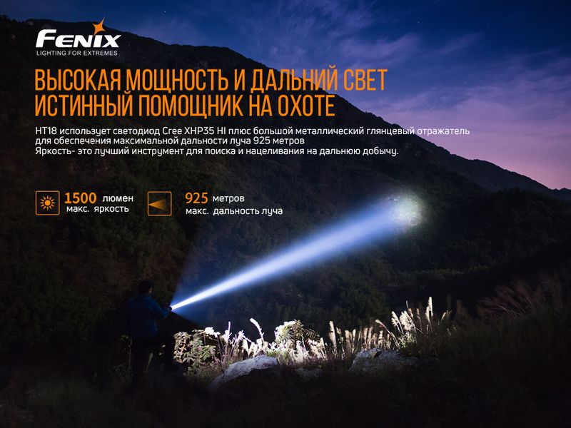 Ліхтар ручний Fenix HT18 HT18 фото