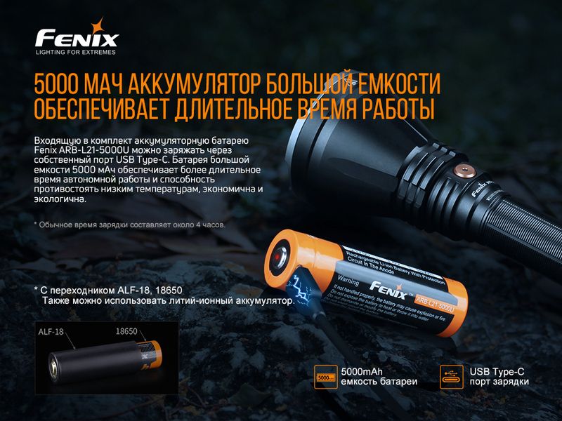 Ліхтар ручний Fenix HT18 HT18 фото