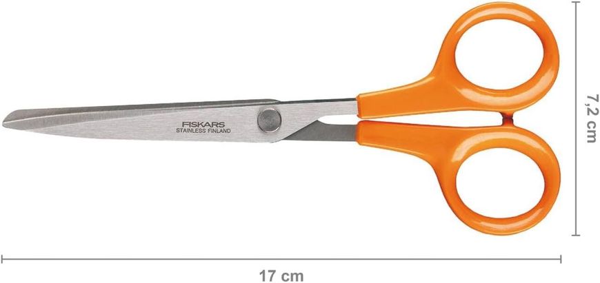 Ножницы канцелярские (для бумаги) Fiskars Classic 17 см (1000816) 1000816 фото