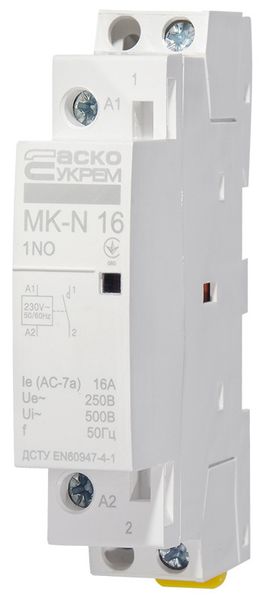 Модульний контактор MK-N 1P 16A 1NO 220V, A0040030020 A0040030020 фото