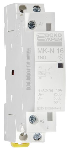 Модульний контактор MK-N 1P 16A 1NO 220V, A0040030020 A0040030020 фото