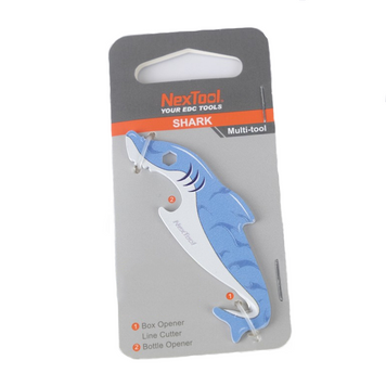 Міні-Мультитул NexTool (KT5521) EDC box cutter Shark Blue KT5521Blue фото