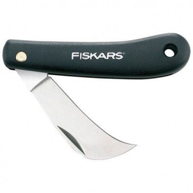 Нож прививочный растений изогнутый складной Fiskars К62 (1001623) 1001623 фото