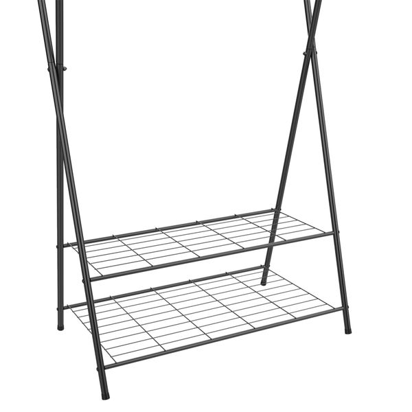 Стійка для одягу Casa Si Garment Rack Bamboo Black (CS92309W04) DAS302433 фото