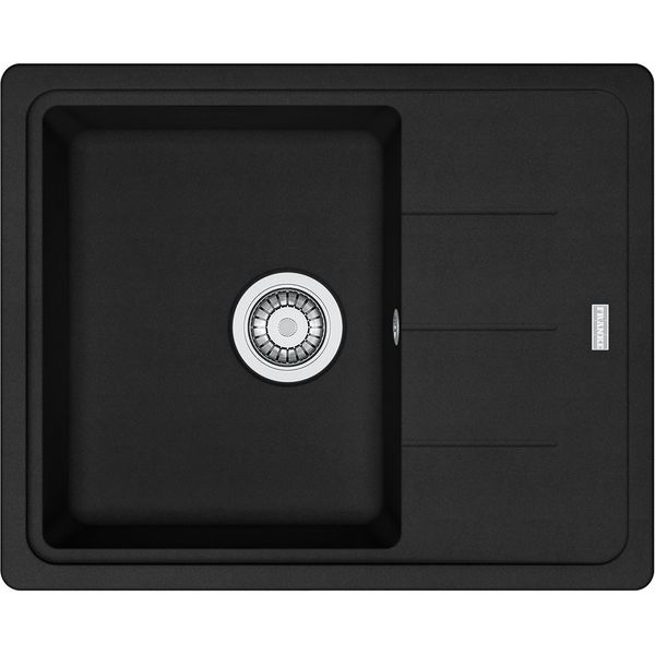 Кухонна мийка Franke Basis BFG 611-62 (114.0667.447) гранітна - врізна - оборотна - колір Чорний матовий 114.0667.447 фото