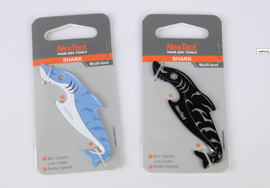 Міні-Мультитул NexTool (KT5521) EDC box cutter Shark Black KT5521Black фото