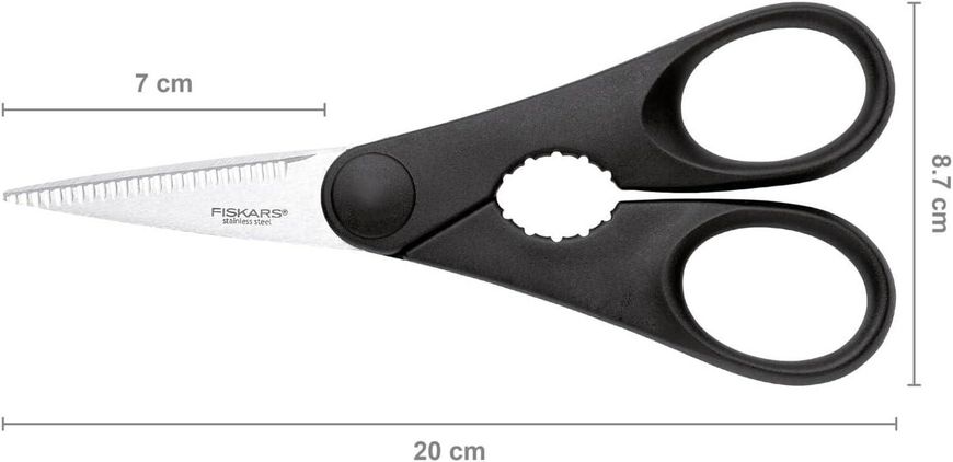Ножиці кухонні з відкривалкою Fiskars Essential 20 см (1023820) 1023820 фото
