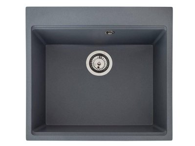 Кухонна мийка Miraggio LAGOON 540 gray (0001140) Штучний камінь - Під стільницю/Врізна - Сірий 0001140 фото