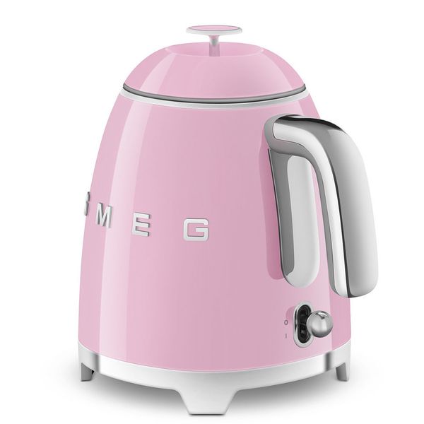 Чайник електричний Smeg (KLF05PKEU) Retro Style 50's - 0,8л - рожевий KLF05PKEU фото